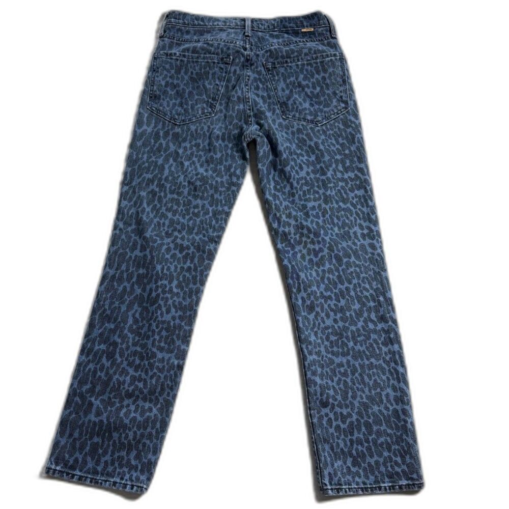 Mother The Tomcat Ankle Sinister Leopard Print Jeans Size 26 - Picture 3 of 13